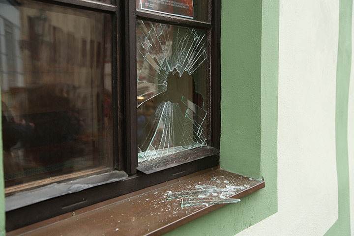A2B Glass are able to board up broken windows while they are being repaired in Lytham St Annes.
